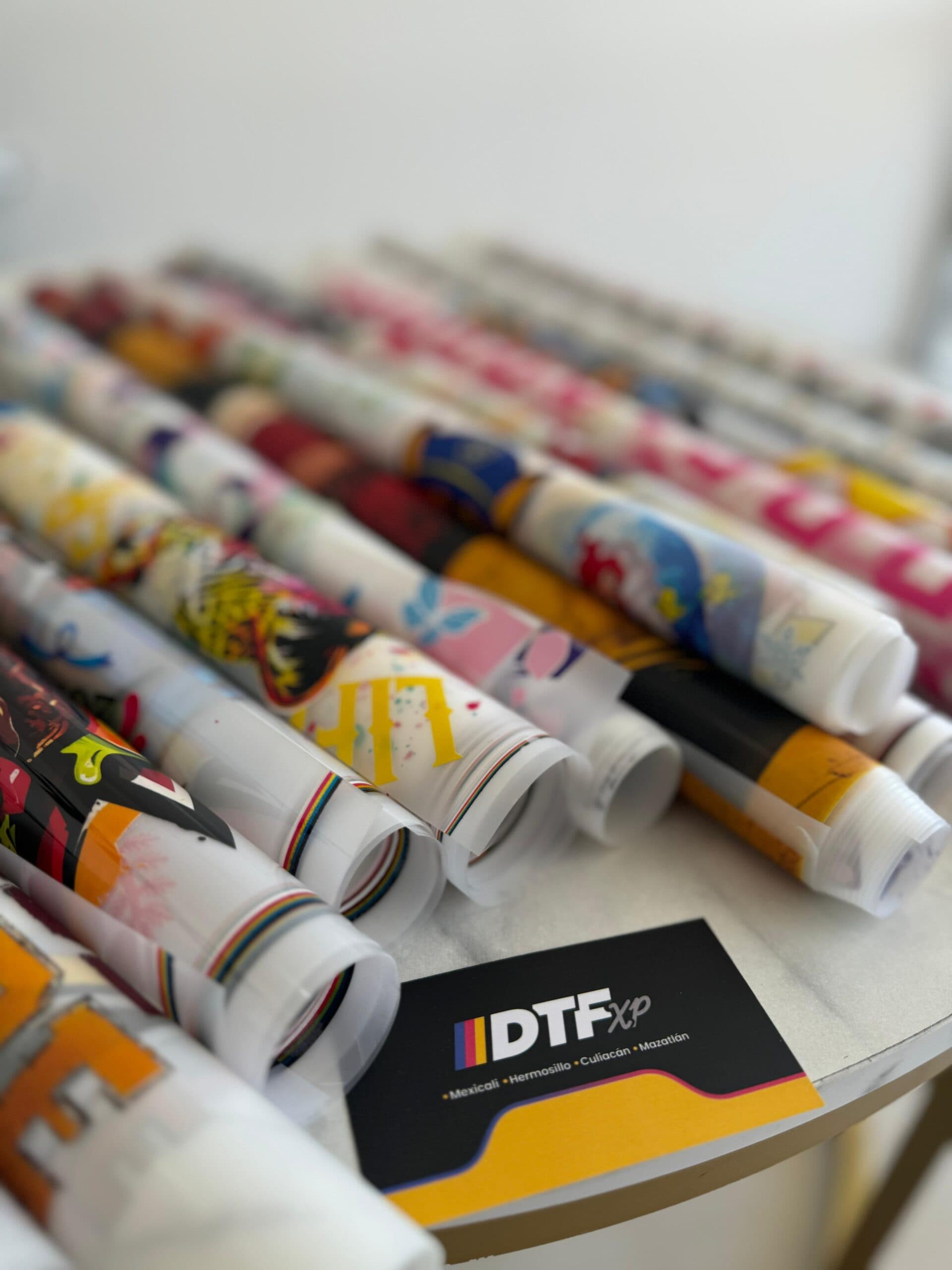 Rollos de impresión DTF listos para entrega
